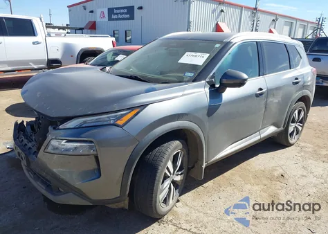 2021 Nissan Rogue Sl Fwd from USA, damaged, VIN 5N1AT3CA3MC696158